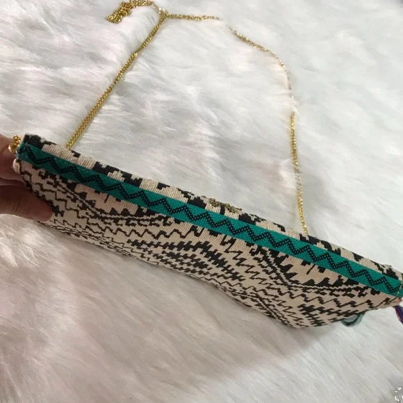 ☀️Beaded clutch with crossbody chain - Picture 11 of 12